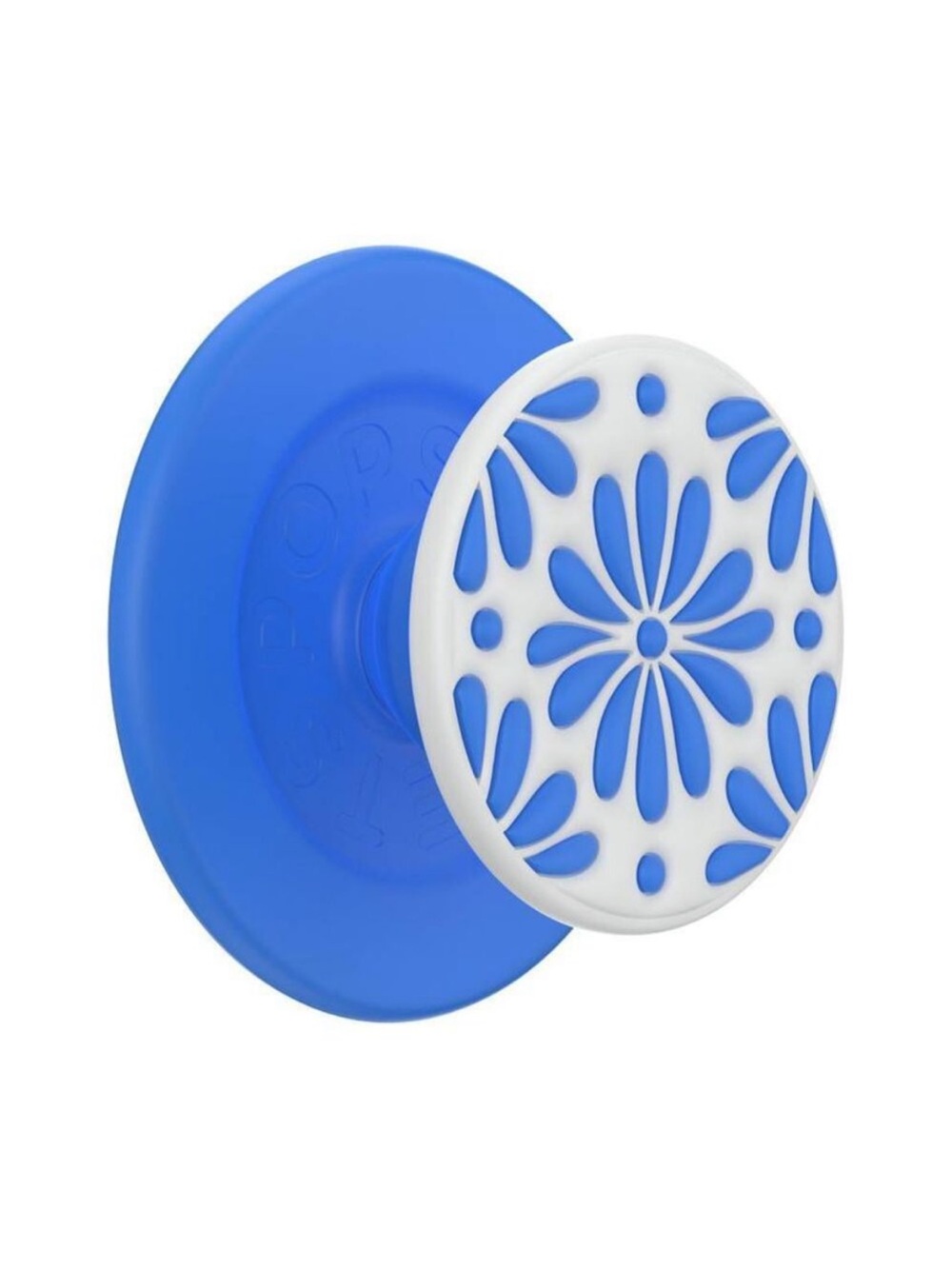 PopSocket Blue and White Floral PopGrip Phone Grip